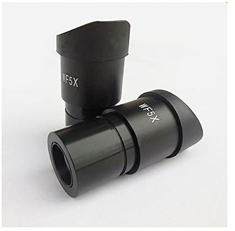 Kit di accessori per microscopio 1. PC WF5X. Oculare 20mm con tazze for occhi for microscopio stereo con dimensioni di montaggio 30mm Vetrini per microscopio