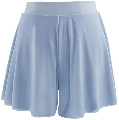 Balettkläder dam, dansshorts, balettbyxor, yogabyxor, kjol, träning, sport, dansbyxor, löpning, korta byxor, cover up, grå, 155-160cm