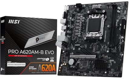 MSI Pro A620AM-B EVO AM5 MB - Mainboard - AMD Sockel AM5 (Ryzen Zen4) (7E36-001R)
