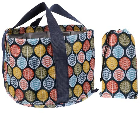 MAGICLULU Bassin D'eau Portable Pliable Multifonctionnel 21 l Pour Bain De Pieds, Camping, Randonnée Et Lavage