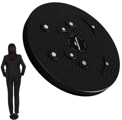 Macchina per esercizi a torsione, disco da allenamento per torsione della vita, capacità di carico 89,8 kg, macchina Twist Machine con magneti, per dimagrire i piedi, massaggiare, equilibrio, fitness