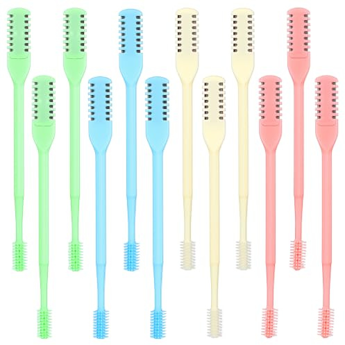Hpmjz 12 Pcs Manual Nasal Hair Trimmers Double Sided Nose Trimmer