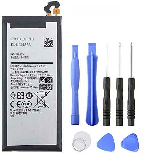 XITAIAN 4.4V 3600mAh EB-BJ730ABE Ersatz Laptop Akku für Samsung Galaxy J7 Pro 2017 J730 SM-J730F J730FM J730GM J730K with Tools