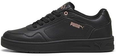 PUMA Damen Court Classy Turnschuhe, Puma Black Rose Gold, 39 EU