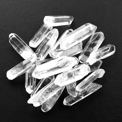 200 g cristal de roca 2-4 cm transparente transparente forma irregular cristales cuarzo palillos y piedras curativas naturales preciosas torre de cristal de roca para manualidades y decoraciones