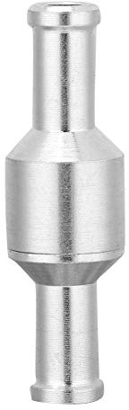 Válvula Antirretorno Unidireccional El Aluminio Marcado con Flecha Evita que El Combustible Regrese para Agricultura Automotriz Marina para Bombas de Presión de Agua (8mm)