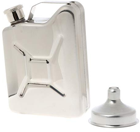 YPBEW Fiaschetta da 5 once in acciaio inox per liquori e whisky, idea regalo per uomo