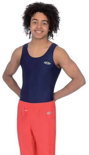 The Zone Z119 Boy's Nylon/Lycra Leotard Navy Blue Size 28