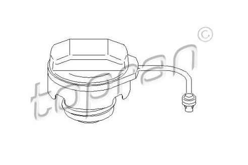 TOPRAN Verschluß, Kraftstoffbehälter