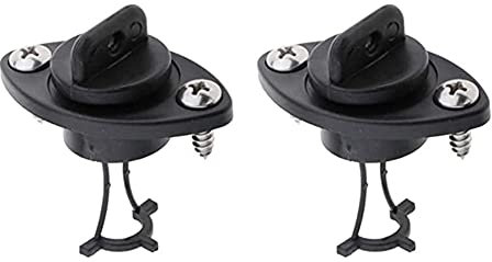LSGGTIM Boot Abflussstopfen, 2 Stück Universal Kajak Ablassschraube Kunststoff Lenzstopfen Boot Kanu Ablassschrauben mit Schraube Kajak Wasserablauf Stopfen für Schlauchboot Kanu Boot Ersatzzubehör