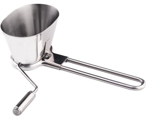 PRETYZOOM Broyeur Manuel De Persil En Acier Inoxydable Avec Lames Rotatives Pour Hacher Ail Gingembre Poivre Et Légumes Outil De Cuisine Polyvalent 8X6.5X2.2 Pouces