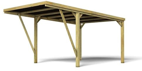 CERLAND Carport Simple 1 Voiture 16,5 m² Victor Modern