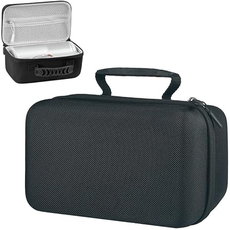 Proyector Duro EVA Funda de Transporte para XGIMI Play 6/Play 6e Caja de Viaje para proyector Proyector Accesorios Bolsa de Viaje Organizador de Bolso Protector, Negro