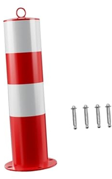 Generic Palo di, Segnaletica di, Palo di Barriera per Parcheggio in di Acciaio Al Carbonio per Uso Esterno, Supermercati, Passere, Stile D