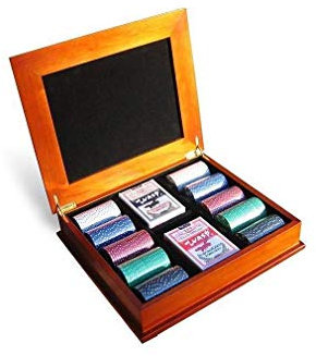 lachineuse Poker-Koffer – Aufbewahrung und Dekoration, Gold