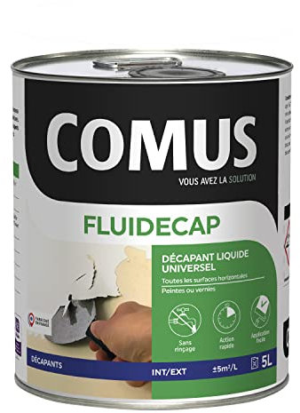 Fluidecap 5L - Décapant Liquide, pour Lasures, Vernis et Peintures