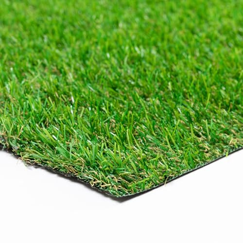 Steffensmeier Kunstrasen Wimbledon 26 mm 1.069 cm g/m² UV-beständig Smart Kollektion | Grün, Größe: 400x250 cm