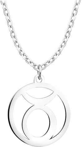 Sofia Milani - Collana da Donna in Argento 925 - Ciondolo a Segno Zodiacale Toro - N0722