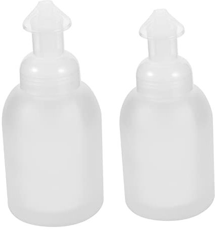 MERRYHAPY 2pièces Flacon Pompe Verre Vide pour Shampoing Après-shampoing Lotion Facile à Remplir Et Réutilisable