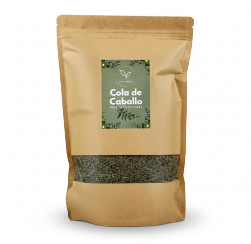 Cola de Caballo Seca a Granel – 100% Natural – Ideal para Infusión Diurética y Retención de Líquidos – Planta Medicinal Herbolaria – Sin Aditivos (1000 g, Cola de Caballo)