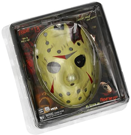 Freitag der 13. Jason Prop Replika Maske (Battle Damage) Detailgetreue Replik der Originalmaske von Jason Vorhees