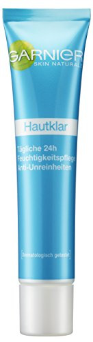 Crema hidratante facial de Garnier 24 h anti impurezas para pieles grasas, 40 ml
