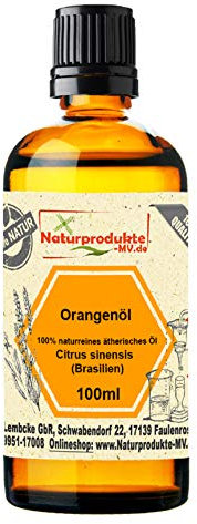 Orangenöl süß 100 ml 100% naturreines ätherisches Öl