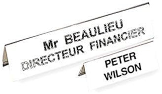 Fellowes Tisch-Namensschilder (50er Pack)