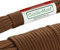 GardenMate Paracord 550 Professionelles Nylon Outdoor-Seil Braun 31m lang 4mm dick - Kernmantel-Seil aus 7 Kernfäden aus reißfestem Nylon