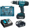 Perceuse visseuse 18V Li-Ion (2x 3,0Ah) + Kit accessoires - MAKITA DDF453RFX1