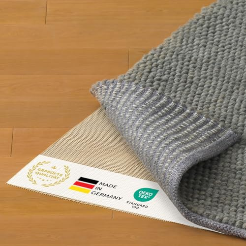 Blumtal - sous Tapis Antidérapant 160 x 225cm en Latex - Anti Glisse Tapis pour Tous Types De Sols Durs - Plusieurs Tailles Disponibles - Decoupe Aux Ciseaux - Ivoire (x1)
