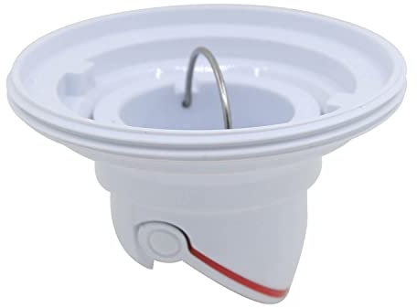 OemClima Valvola antiodore per fogna Scarico antireflusso per Coperchio antiritorno Tappo Scarico Doccia a Pavimento fognatura