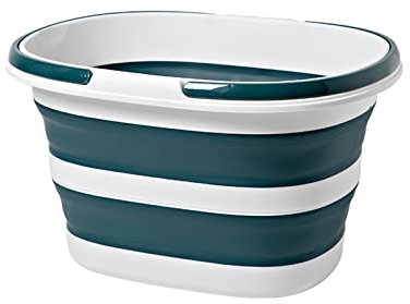 Goderewild (2023 Upgrade) Large Collapsible Bucket 4.2 Gallon (16L) for House Cleaning, Camping, and More - Space Saving, Multiuse Water Bucket for Cleaning Mop - Lightweight and Portable (Blue×1)