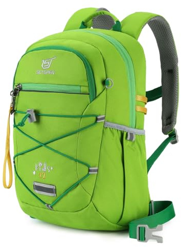SKYSPER Kids Backpack 12L Children School Bag Child Boy Girl Pack Ages 4-8 for Traveling Day Trips Classes Camping(Applegreen)