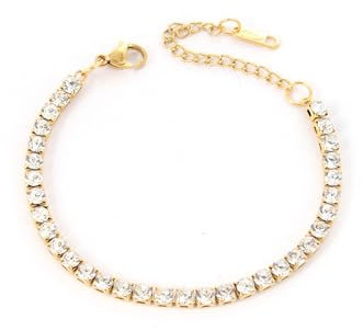 MultiValue Silver Tennis Bracelet for Women, 4 MM Cubic Zirconia Ladies Bracelets with 5 cm Extension Chain Adjustable Classic Friendship Bracelet Silver Bracelet for Women Girl