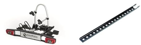 Westfalia BC 60 Fahrradträger für die Anhängerkupplung | Kupplungsträger für 2 Fahrräder & ene für Fahrräder - kompatibel mit den Fahrradträgern BC 60, Bikelander und Bikelander Classic