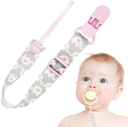 ZHUMCCY Clip per ciuccio, clip per porta ciuccio, Cinghie per