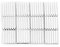 Heat Sinks, Small Heatsink Cooling Kit,12Pcs Aluminum Heatsink with Adhesive Glue on Back for Computer Power IC Power Electric Device LED Light Devices, 14×14×6mm