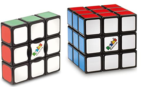 Rubik's Cube | Startpaketet - Original 3 x 3 Cube and Edge Classic Problemlösande pussel, för nybörjare
