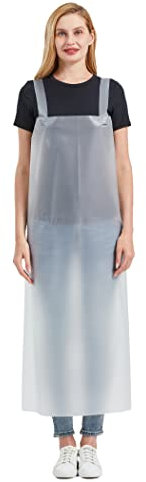 Nanxson Unisex Schürze TPU wasserdichte Schürze H-förmiger Schultergurt Arbeitsschürze für Haustier Pflege CFS0009 Transparent