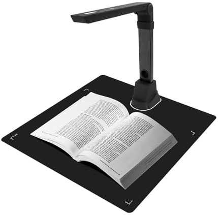 13MP Portable Document Scanner, Multi-Language OCR Recognition, Foldble & Portable, Realt-Time Projection, Video Recording, Capture Size A3/A4, Only Windows