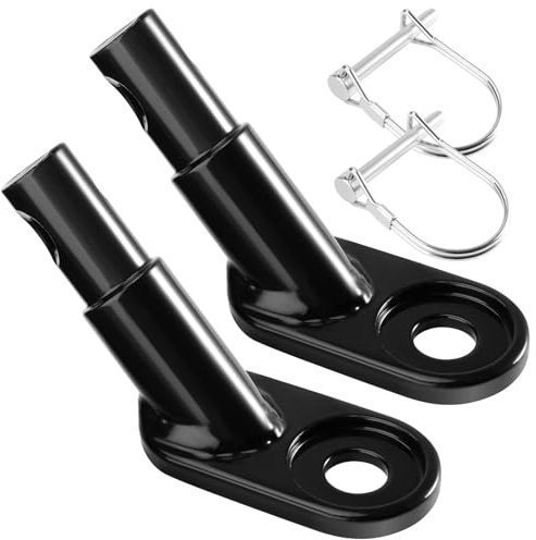 Fonyiunce Remolque para Bici,2pcs Barra Remolque Bicicleta,Acopladores de Remolque de Bicicleta,Accesorio de Conector de Enganche de Remolque de Bicicleta para Accesorios de Bicicletas,Niños,Mascotas