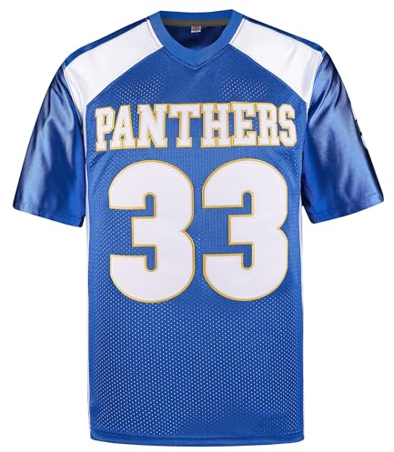Afuby Tim Riggins Jersey 33 Friday Night Lights High School - Maglia da calcio da uomo, taglia S-XXXL, colore: Blu, Blu, 3XL
