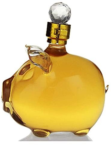 Handblåst Glaskaraff, Grisformad Kristallkaraff, 1000 Ml Stor Karaff, Vinsmaksutlösare, Kreativt Vinset För Julklappar