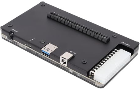 VBESTLIFE Dock GPU Externe, Fente PCIe 16, Compatible avec for Thunderbolt 3/4, USB4.0 ATX 24pin PCIe Interface avec Câble 1M