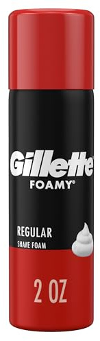 Gillette Foamy Regular Shaving Foam, 2 oz