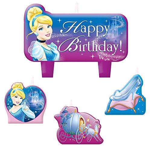Mini Molded Cake Candles | Disney Cinderella Collection | Party Accessory
