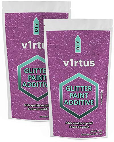 v1rtus | 2 X Glitter Paint Additive 100g (Lavender)
