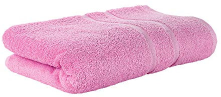 Premium Frottee Badetuch 100x150 cm in rosa von StickandShine in 500g/m² aus 100% Baumwolle