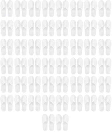 lyrlody Einweg-Hausschuhe Unisex rutschfeste 50 Paar – Praktische Bequeme Hausschuhe für Zuhause Spa Hotel Party